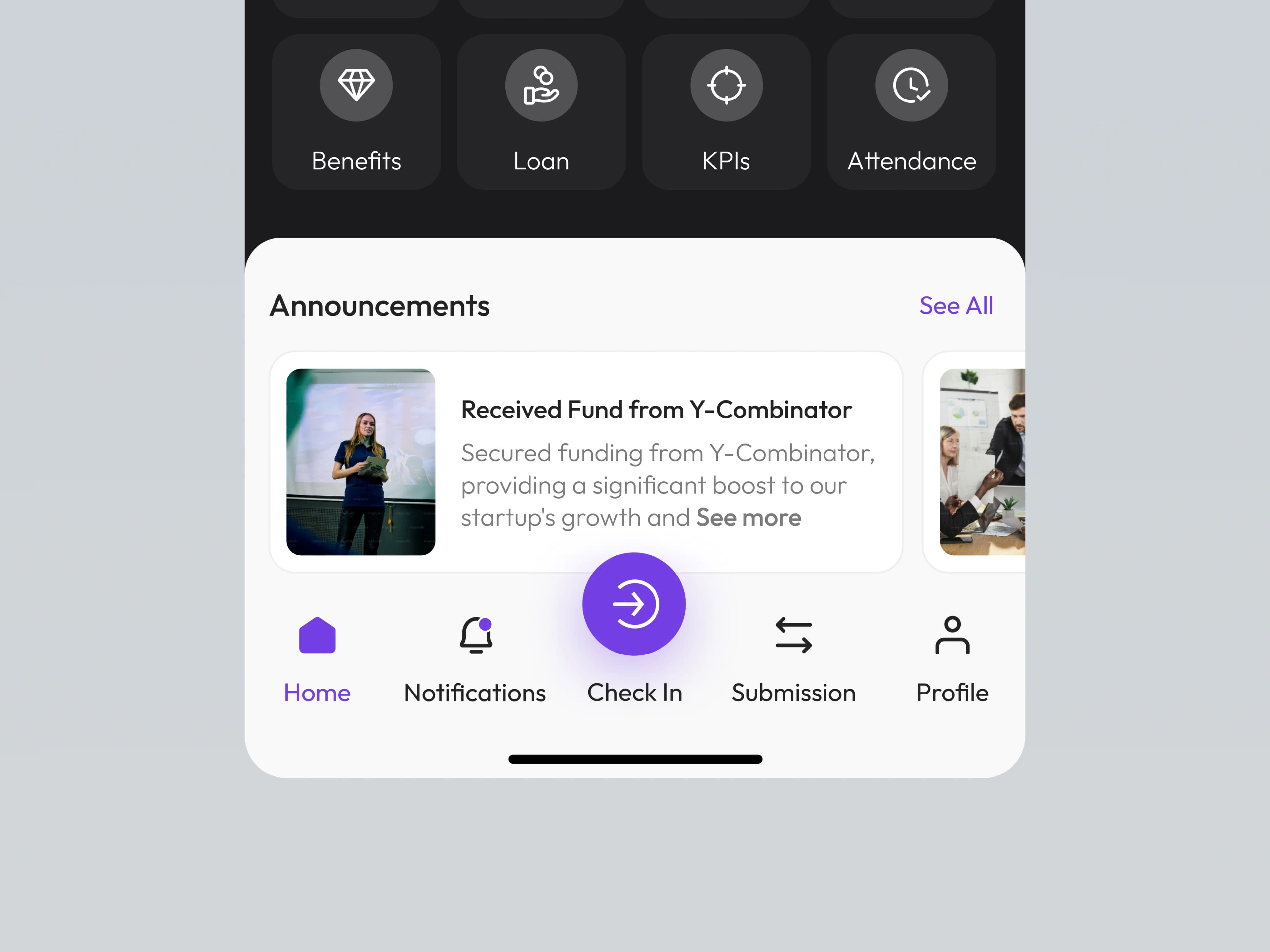 KerjaKu - App Redesign — screen 1