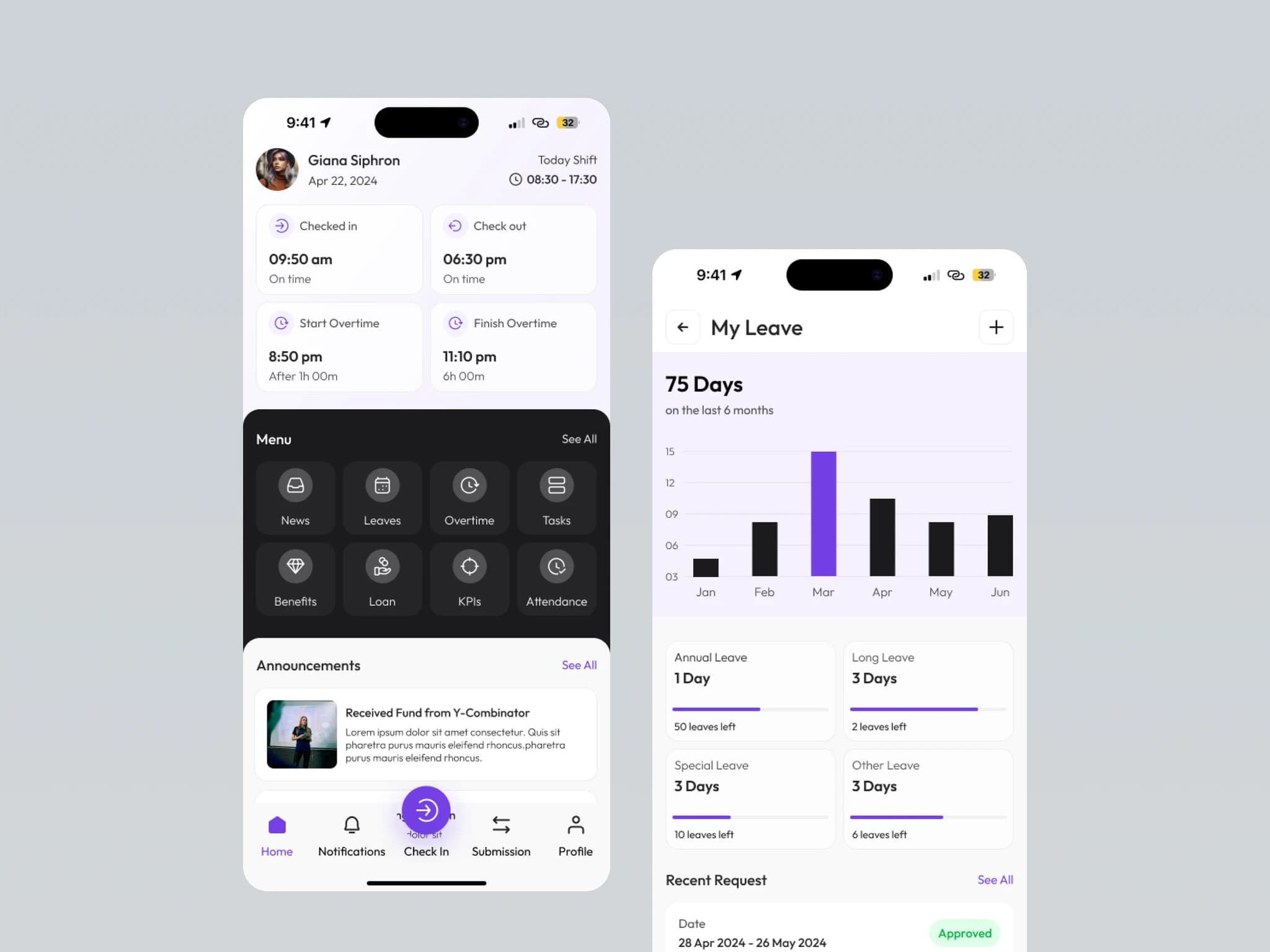 KerjaKu - App Redesign — screen 1